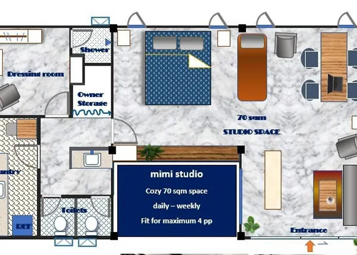Old Town- Mimi Cozy *70 Sqm Good For Family Appartement *